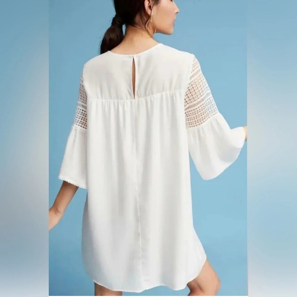 Corey Lynn Calter Petite White Babydoll Lace Shift Dress XSP EUC - Picture 3 of 5